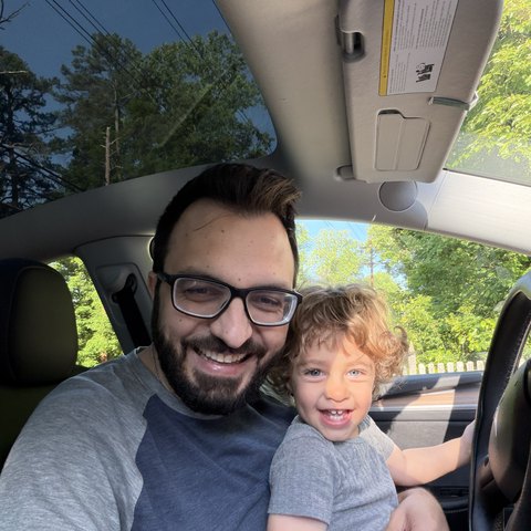 The maker and his son